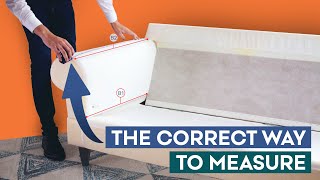 How To Measure A Sofa For A Custom Cover  Comfort Works Sofa Covers [upl. by Shue558]