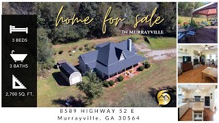 Murrayville Homes for Sale  8589 HIGHWAY 52 E Murrayville GA 30564  by Gold Peach Realty [upl. by Hera808]