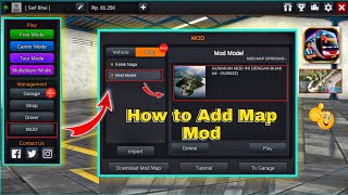 How to Bus Game map mod kesa add hoga Add Map Mods In Bussid V371 Map mod 😱 [upl. by Timothea382]