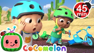 Trike Adventures with JJ amp Cody  MORE CoComelon Nursery Rhymes amp Songs [upl. by Ttesil]