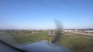 Flying a PA28 Into East Midlands [upl. by Florentia126]