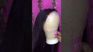 Wig color from ginger to black wigs howtomakeawig shortsfeed shortsvideos [upl. by Neau]