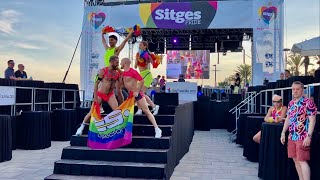 Sitges Pride Village 2024 Party by the Beach  Barcelona Spain [upl. by Ahc]