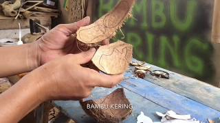 Cara Membuat Gantungan Kunci dari Batok Kelapa [upl. by Benedetto]