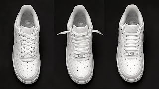 4 Cool Ways How to Lace Nike Air Force 1 Nike Air Force 1 Lacing [upl. by Fulmis409]