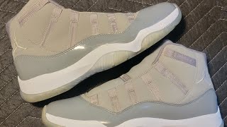 Jordan 11 Cool Grey ankle and tongue crease removal and shine patent leather [upl. by Lenhard]