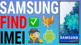 How To Find IMEI number on Samsung Galaxy Phones [upl. by Rew]