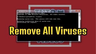 How To Remove Viruses Using Cmd  Delete All Virus From Your PC Without Antivirus Easiest Way [upl. by Shirk]