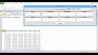 8Datenbankprogramm in Excel VBA selber erstellen Drehfeld in Eingabemaske UserForm einfügen [upl. by Mathew]