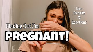 Finding Out Im Pregnant and Telling My Husband  EMOTIONAL [upl. by Carlen]