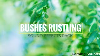 Bush Rustling Sound  Bush Rustling Sound Effect  Free Sound Effects [upl. by Liartnod]