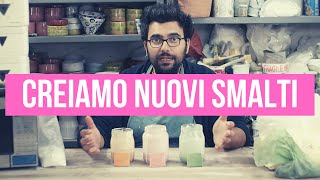 Come creare gli Smalti per la Ceramica Mixando quelli che abbiamo in Casa Super Facile [upl. by Marketa]