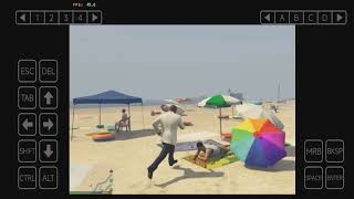 GTA 5 Android Gameplay winlator highest settings 4950 fps [upl. by Eicnarf192]