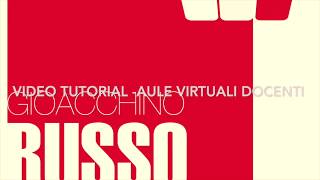 Tutorial docenti  Aule virtuali di ClasseViva [upl. by Lois975]