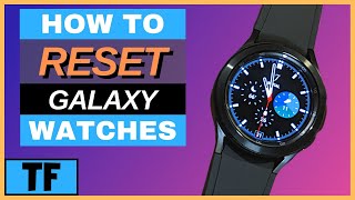 Galaxy Watch 6543 How To Factory Reset Reboot  Bypass Screen Lock using Recovery Mode [upl. by Boice584]