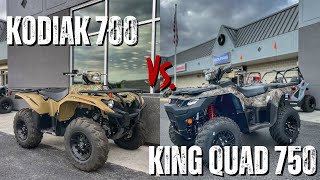 2025 Suzuki King Quad 750 vs 2025 Yamaha Kodiak 700 [upl. by Seyer682]