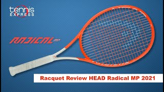 HEAD Radical MP 2021 Tennis Racket Review  Tennis Express [upl. by Noyk]