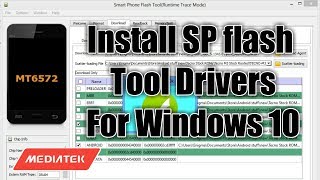 How to install SP flash tool drivers on windows 10   MTK VCOM USB Drivers [upl. by Alyahs]