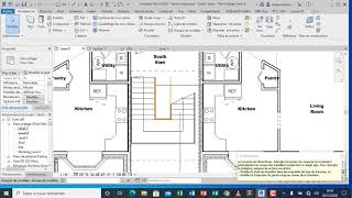 TUT0REVIT 2020 COMMENT MODELISER UN ESCALIER [upl. by Hanleigh]