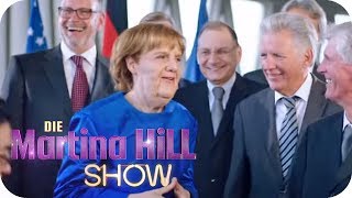 Angela Merkel betritt Neuland  Die Martina Hill Show  SAT1 TV [upl. by Cinelli]