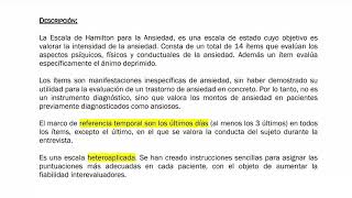 📈 Escala de Ansiedad de Hamilton [upl. by Uhile]