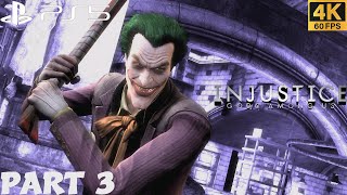 INJUSTICE GODS AMONG US PS5 WALKTHROUGH GAMEPLAY PART 3  THE JOKER  No Commentary [upl. by Retsae]