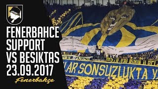 Fenerbahçe support vs Beşiktaş 23092017 [upl. by Nnilsia]