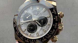 Rolex Daytona Meteorite Oysterflex 116518LN Rolex Watch Review [upl. by Aniras]