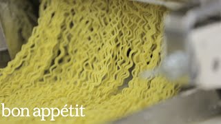 How Ramen Noodles Are Made Inside a Ramen Factory  Bon Appétit [upl. by Lennard437]