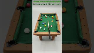 Mini Billardtisch basteln  DIY create a mini pool table [upl. by Leonora]