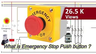 What is an Emergency Stop push button  How to wire an Emergency Stop button [upl. by Sibie]