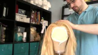 Tutorial Curling Synthetic Wigs With Hot Rollers For Drag Cosplay and Theater [upl. by Oine194]