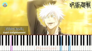 Jujutsu Kaisen Season 2 OST  quotIf I Am With You 一緒ならquot  MEDIUM Piano Tutorial amp Sheet Music [upl. by Llekcm]