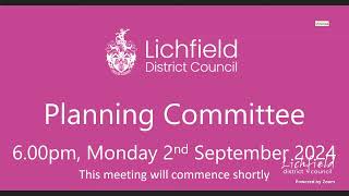 Planning Committee 2nd September 2024 [upl. by Evadnee]