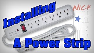 How To Install A Power Strip Surge Protector  FerryQuickTip [upl. by Pasahow]