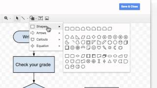 Create a flowchart in Google Docs amp Drive [upl. by Dion]