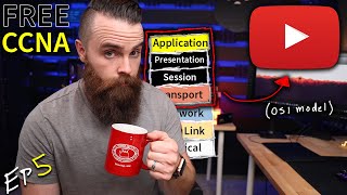 how the OSI model works on YouTube Application and Transport Layers  FREE CCNA  EP 5 [upl. by Murry]