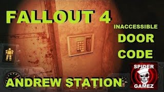 Fallout 4  Andrew Station Inaccessible Door Code Location [upl. by Prentice306]