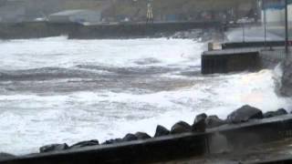 Another Stormy Day At Wick Bay Caithness  22nd Dec [upl. by Nadaha]