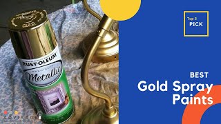 Best Gold Spray Paints 2023  Top 5 Gold Spray Paints Review [upl. by Nosnev]