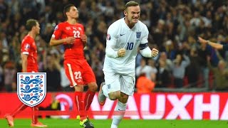 Rooney breaks the England goalscoring record  England 20 Switzerland  Goals amp Highlights [upl. by Sallee]