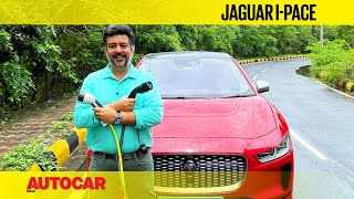 Jaguar IPace review  Unplug and play  First Drive  Autocar India [upl. by Ylrebma]