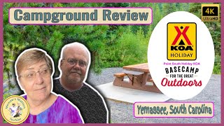 Campground Review Point South KOA Yemassee SC in 4KHD [upl. by Ititrefen]