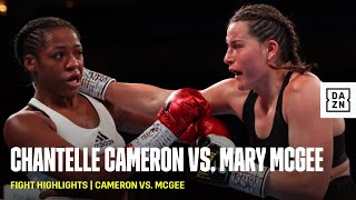 FIGHT HIGHLIGHTS  Chantelle Cameron vs Mary McGee [upl. by Nivert]