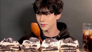 SUB투썸플레이스 아이스박스 케이크 먹방 ASMR MUKBANG OREO CAKE ケーキ ขนมเค้ก Bánh kem Korean eatingshow [upl. by Other]