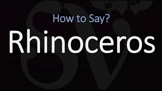 How to Pronounce Rhinoceros CORRECTLY British amp American English Pronunciation [upl. by Blaseio788]