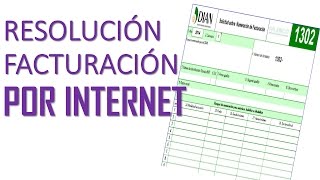 Cómo sacar resolución facturación dian por internet [upl. by Heathcote]