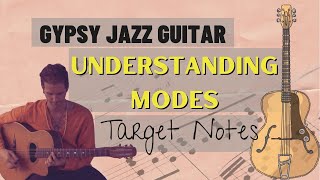 Understanding Modes Target Notes  Gypsy Jazz Guitar [upl. by Svoboda]