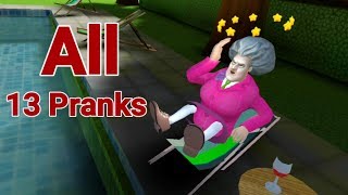 Scary Teacher 3D Version 505 All 13 Pranks [upl. by Aileen318]