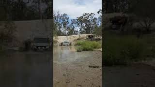 Nissan Pathfinder R51 River Crossing [upl. by Auohs]